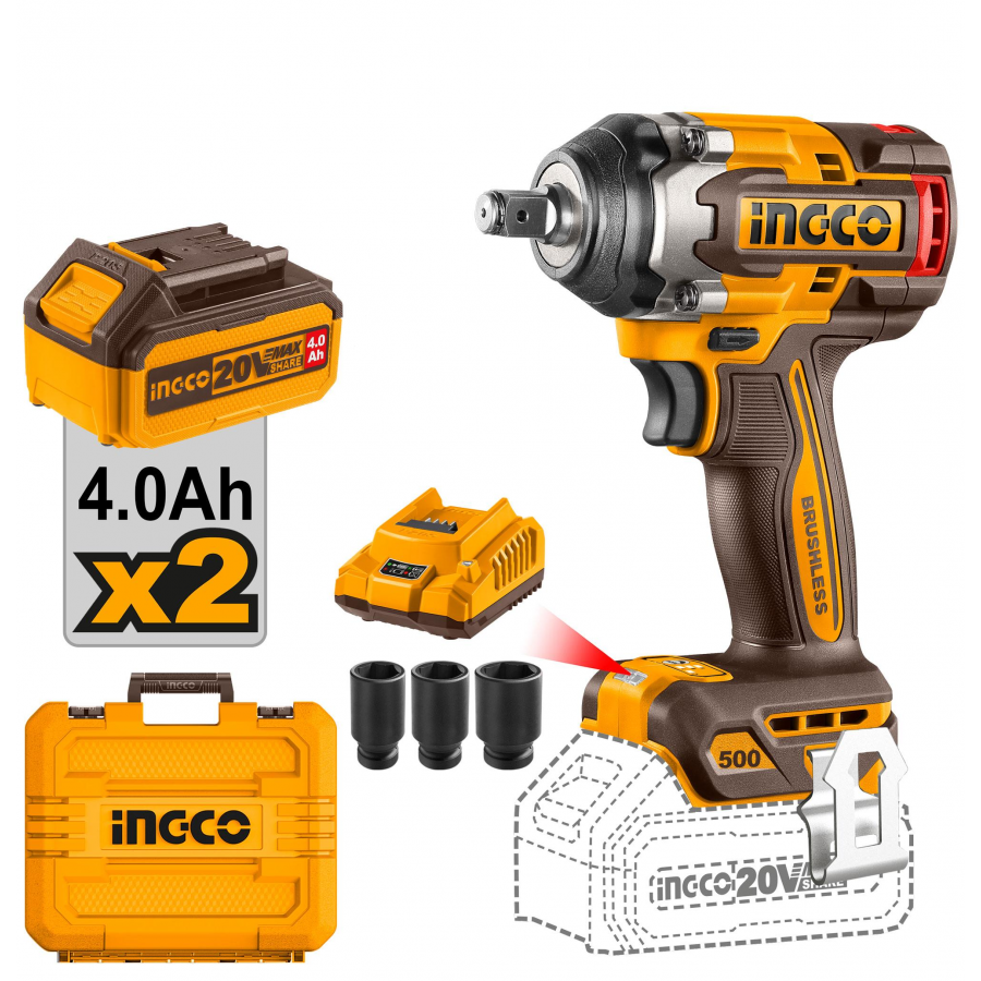 Masina de impact 20 V Galbena