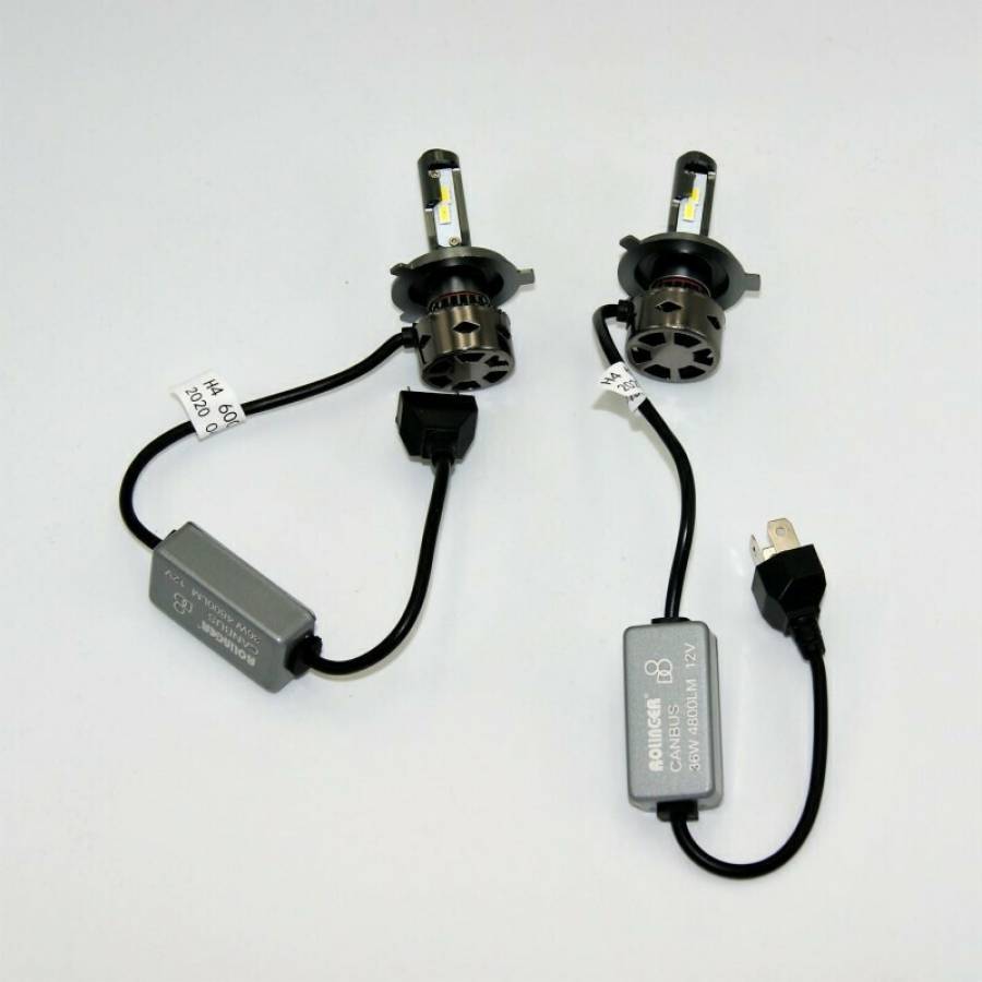 Set De 2 Becuri Rolinger Led Auto Klausstech, 4800 Lumeni , Temperatura Culoare 6000k , Consum 30w
