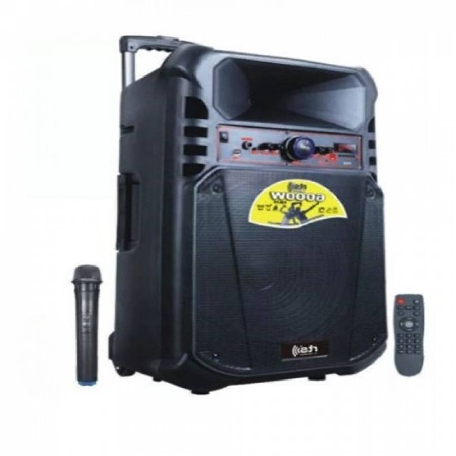 Boxa portabila , bluetooth, USB, putere 12000 W, tip troler