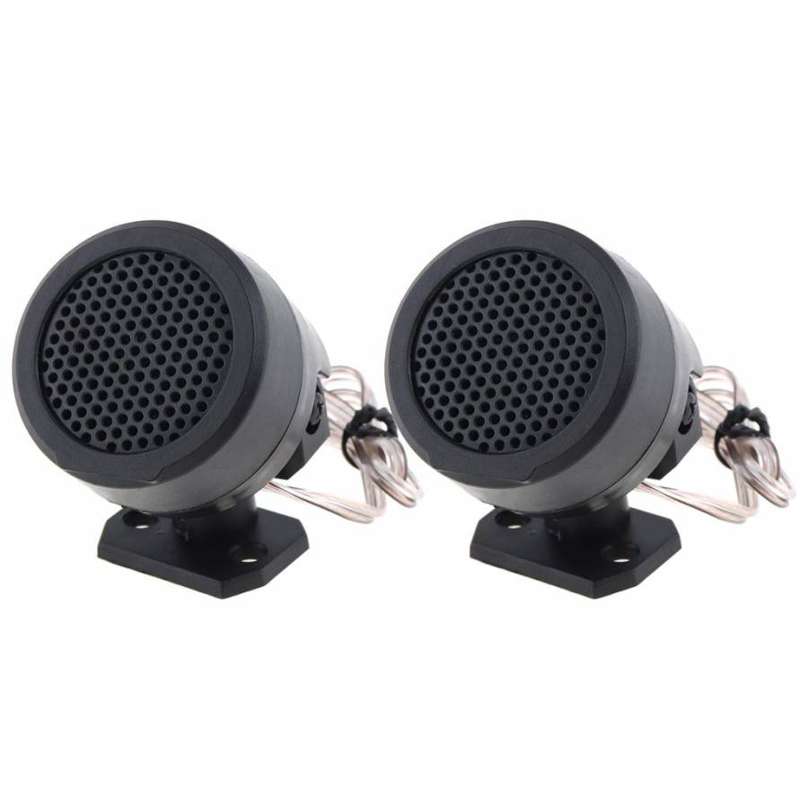 Set 2 bucăți 500 W Difuzoare Tweeter, Mini Dome, de înaltă eficiență pentru sistem audio auto