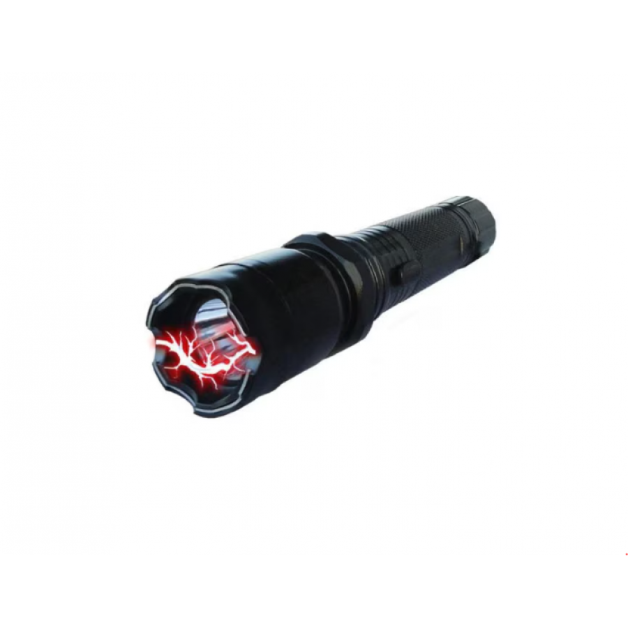 Lanterna KlaussTech Cu Electrosoc 3 Faze Material Aluminiu 10000 Kv ,negru