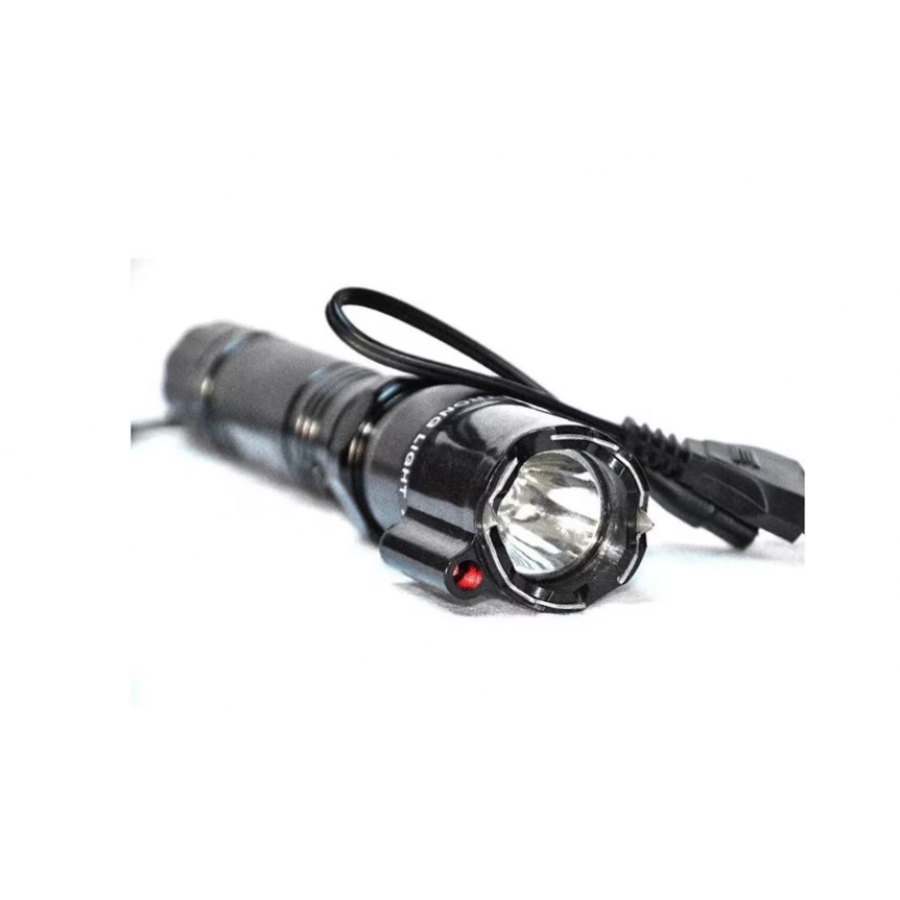 Lanterna KlaussTech Cu Electrosoc 3 Faze Material Aluminiu 10000 Kv ,negru