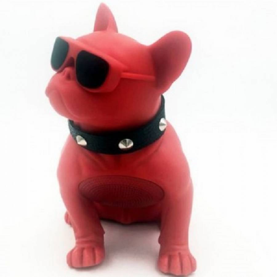 Boxa Portabila, Bulldog, Bluetooth, Rosu/negru
