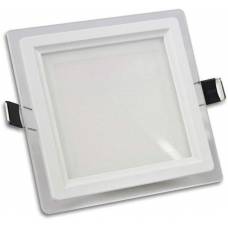 Panou cu LED-uri,  KlaussTech, 25W, margine pătrată subțire de sticlă