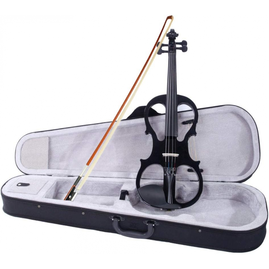 Vioara electrica silentioasa KlaussTech neagra 4/4