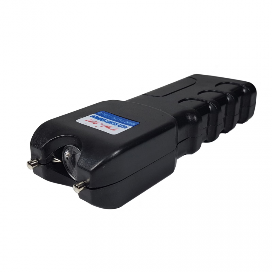 Electrosoc cu lanterna KLausstech Negru, Acumulator