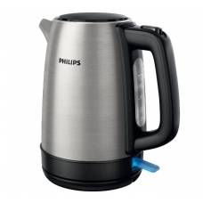Fierbator apa Philips Daily Collection, 1.7l, 2200W, argintiu-negru