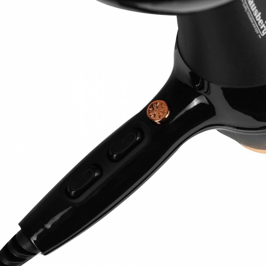 Uscator de par,2 trepte viteza, 3 trepte temperatura, negru