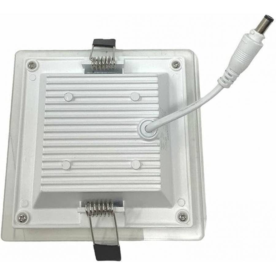 Panou cu LED-uri,  KlaussTech, 25W, margine pătrată subțire de sticlă