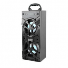 Set Boxa Portabila Bluetooth Klausstech, 10 W Kts-923 Sd Card, Usb Radio Fm Black+cadou Casti In-ear Tip Earpods Cu Microfon Si Telecomanda Pentru Iphone, Ipad, Ipod, Android