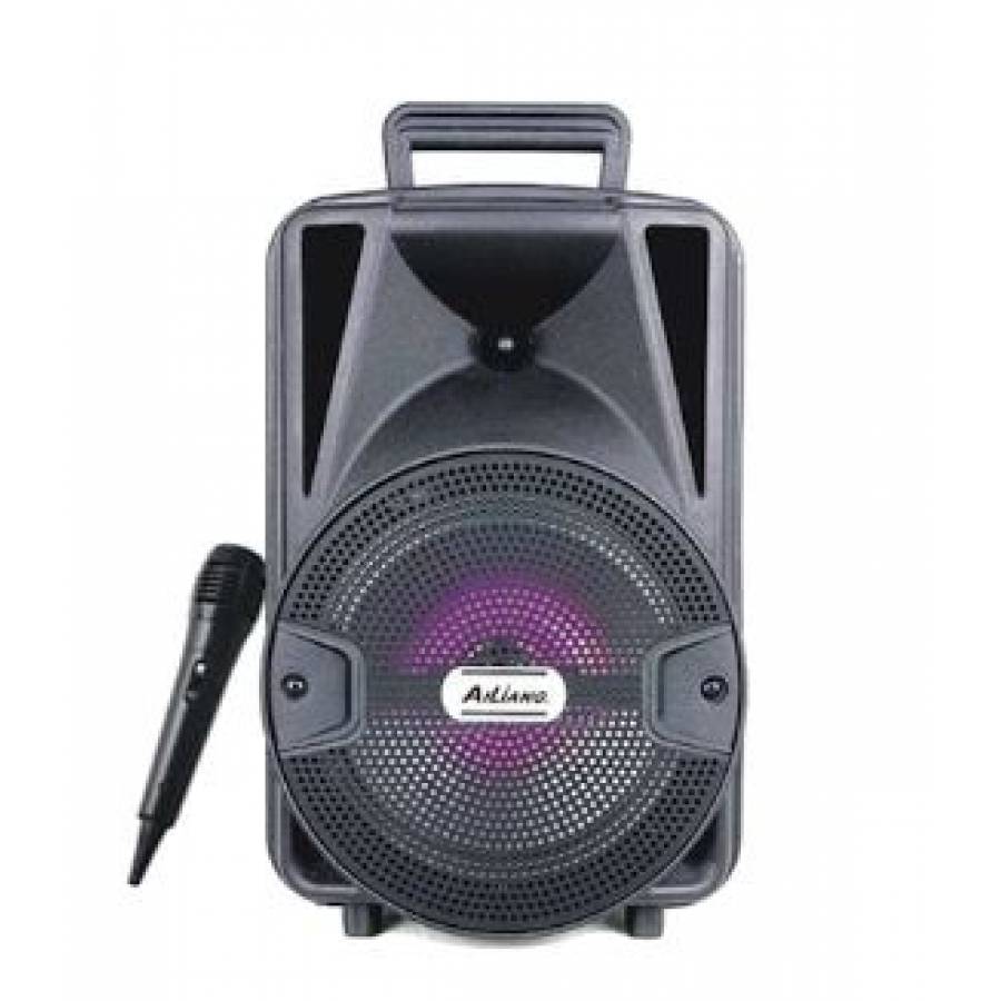 Boxa Profesionala, Putere 50w, Sistem Karaoke, Microfon Wireless, Telecomanda Inclusa, Conectivitate Bluetooth, Radio Fm, Sd Card, Port Usb, Negru