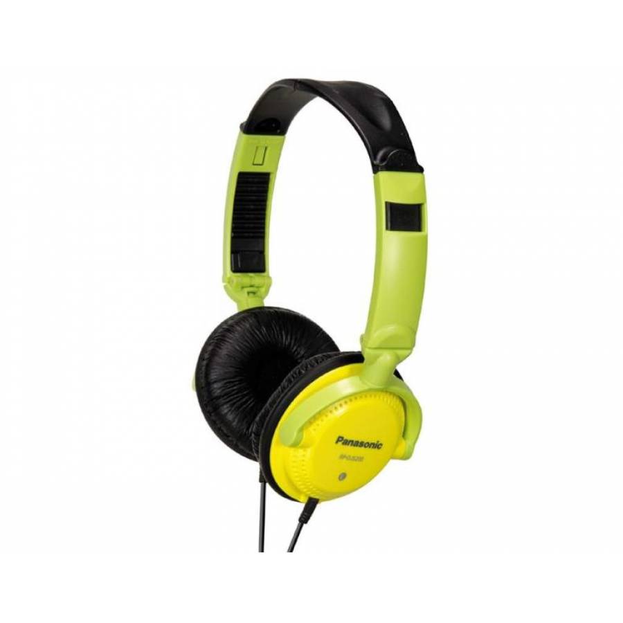 Casti stereo PANASONIC RP-DJS200E, galben