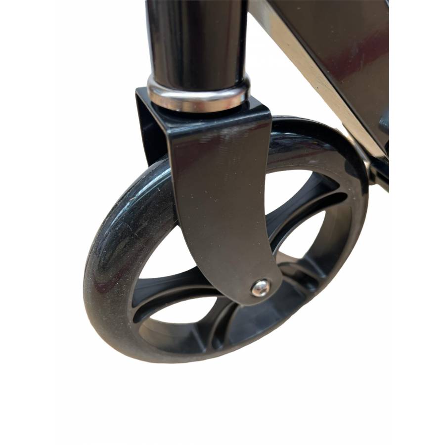 Trotineta pentru Copii, KlaussTech, 2 Roti, Cadru Metalic, Inaltime Reglabila, Negru