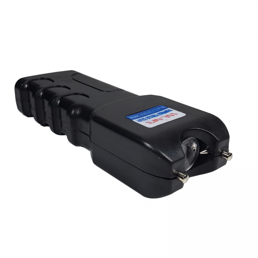 Electrosoc cu lanterna KLausstech Negru, Acumulator