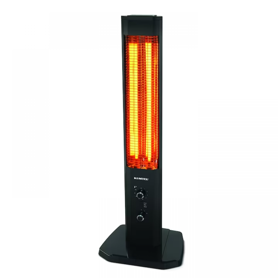 Radiator turn, Tub Mic, 1200W, 115 cm, Negru