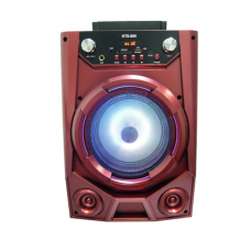 Boxa Portabile, Putere 120 W, Design Modern, Rosu