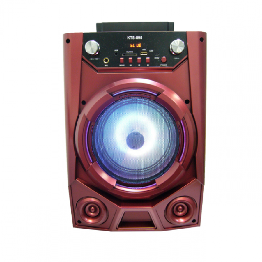 Boxa Portabile, Putere 120 W, Design Modern, Rosu