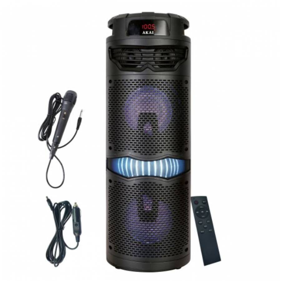 Boxa portabila neagra, Bluetooth 5.0, 40W, design modern