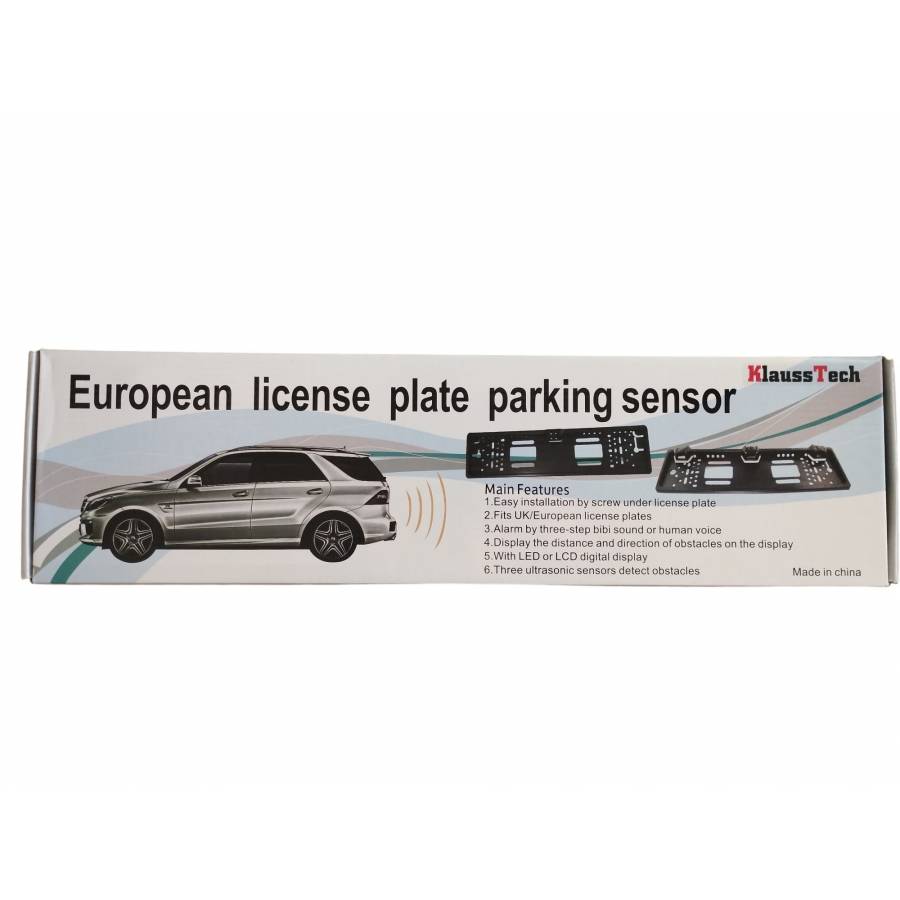 Suport Numar Auto Cu Camera Video Si 2 Senzori Parcare KlaussTech