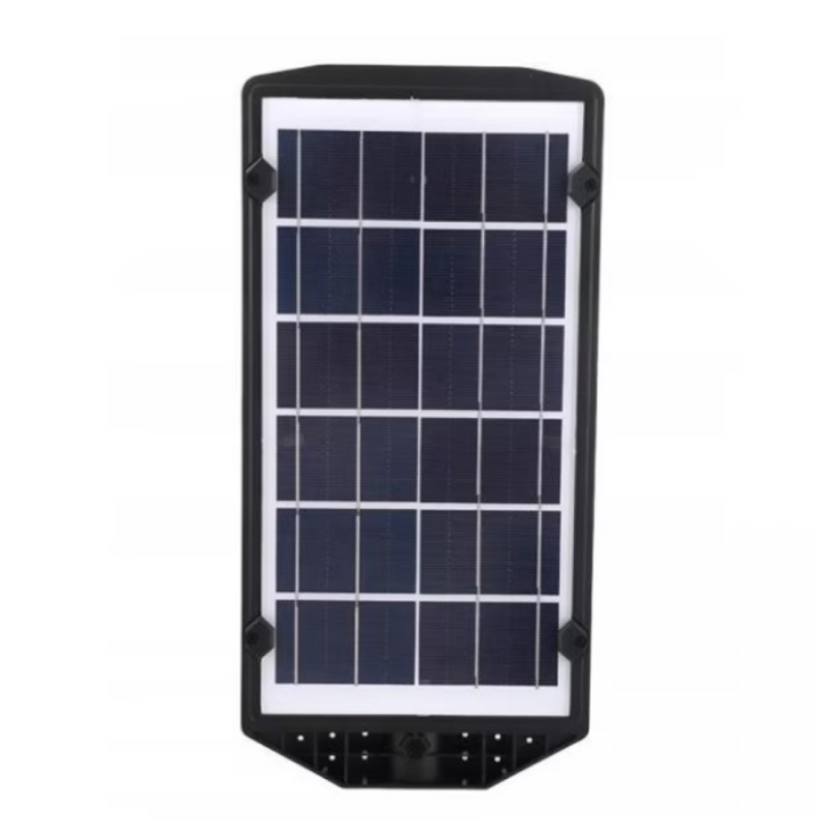 Lampa solara KlaussTech stradala COB cu senzor de miscare, 100 W, culoare negru IP65