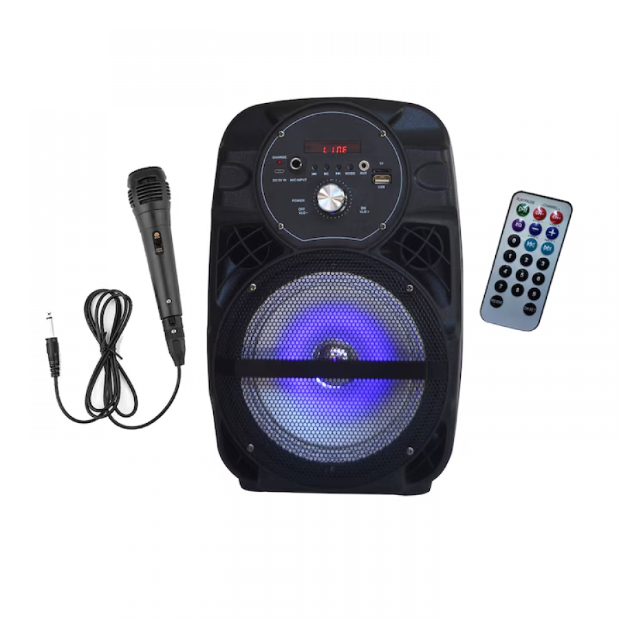 Boxa Activa Cu Statie Tip Troller Premium Sound Cu Bluetooth , Radio Fm , Usb , Card , Telecomanda