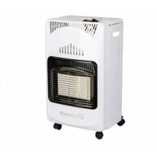 Pachet Soba Pe Gaz Gpl (butelie) Hausberg Hb-1010ab, Aprindere Piezo-electrica, 4.2kw, Alb, Ceas Butelie, 1m Furtun Gaz Mn2015 Si 2 Coliere Furtun