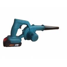 Aspirator/suflanta pentru frunze, fara fir, cu acumulator de 48V inclus, sac de colectare, Klausstech, verde