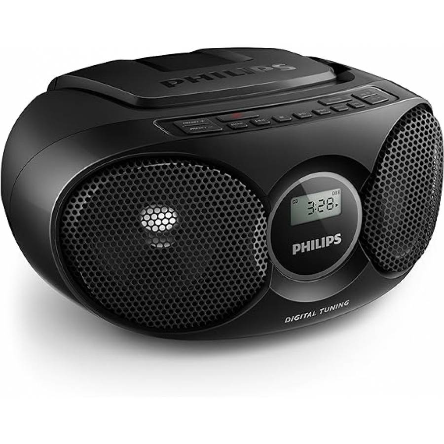 Microsistem CD player, Radio FM, 3W, Negru