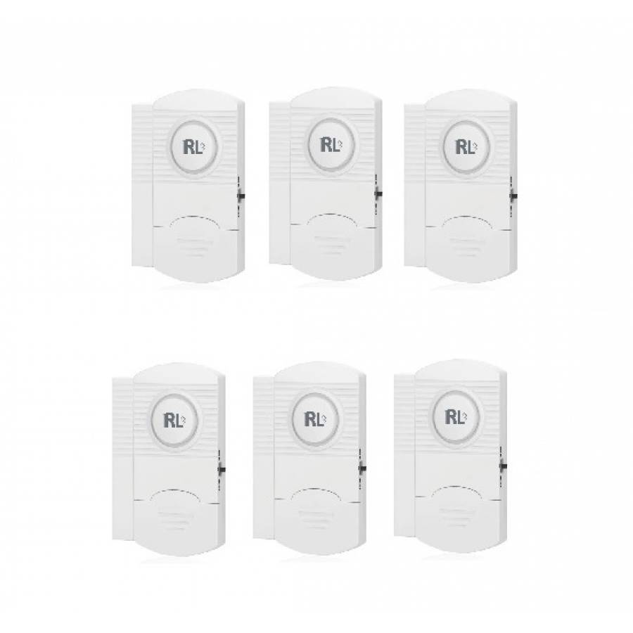 Sistem de alarma antifurt KlaussTech cu 6 senzori usa sau fereastra, alarma sonora si telecomanda
