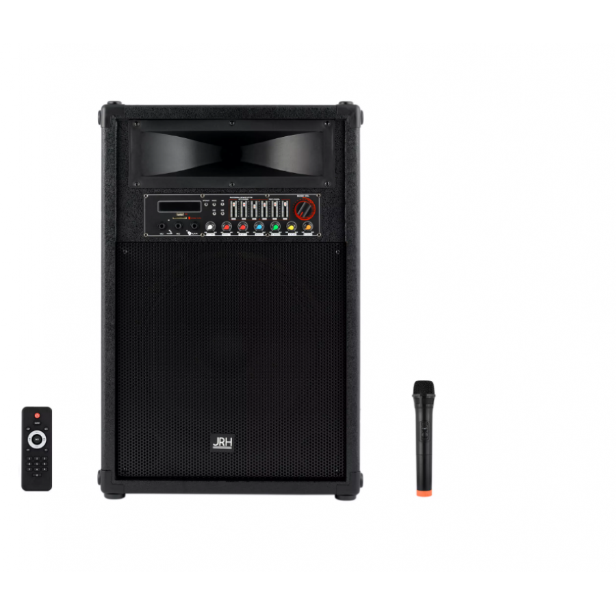 Boxa Frontala, Microfon, Telecomanda, Putere 1000 W, Accesorii Incluse, Negru