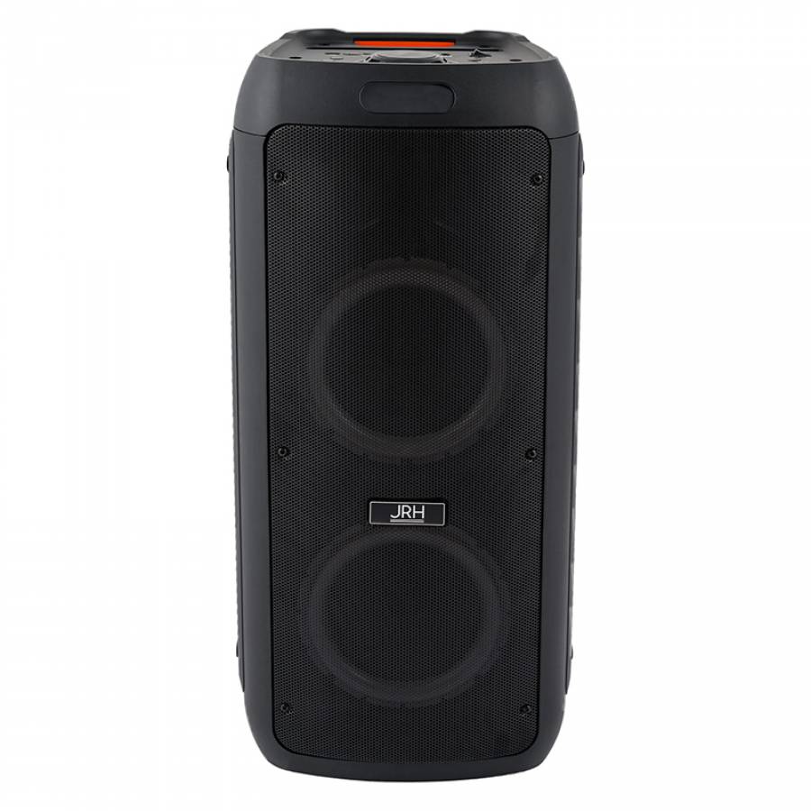 Boxa profesionala portabila , 800 W, LED RGB, microfon wireless, AUX, USB, telecomanda