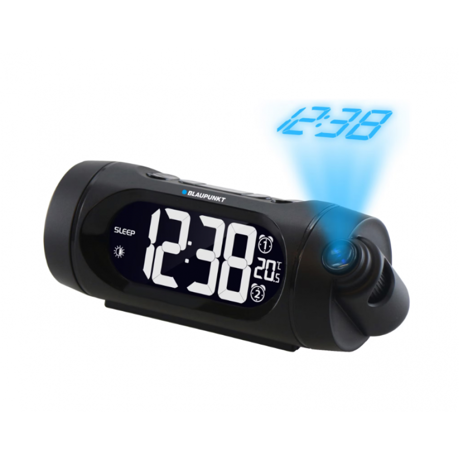 Radio cu ceas cu încărcare USB și proiecție de timp