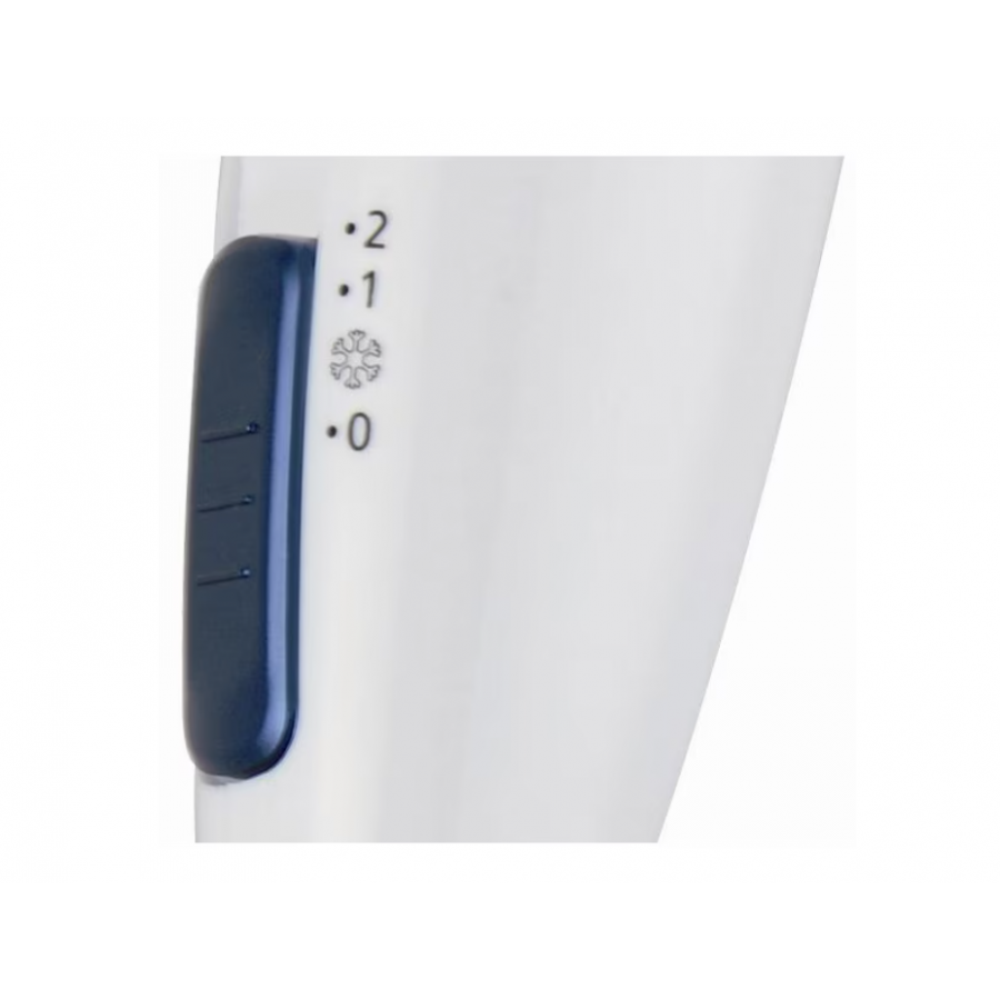 Uscator de par, Blaupunkt, 1200 W, Control al temperaturii pe 3 niveluri, Alb/Albastru