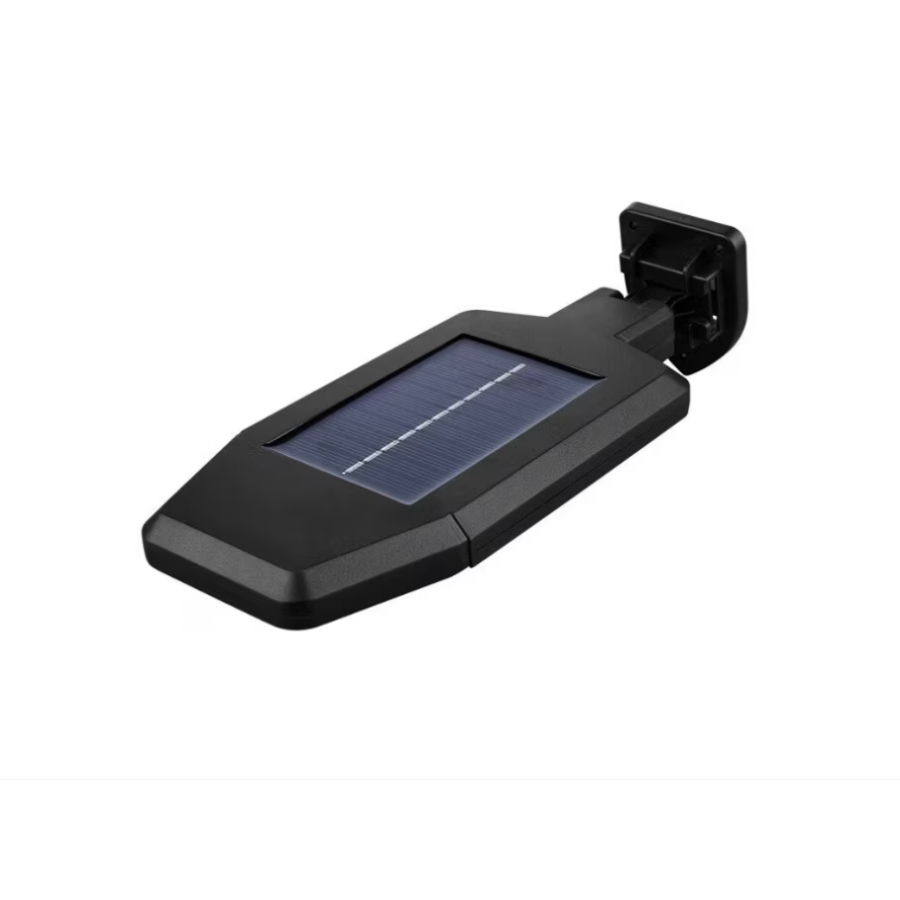 Lampa solara , 5V, 3 moduri iluminare, Senzor miscare, Telecomanda, Negru