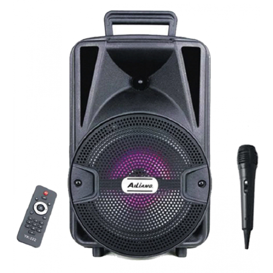 Boxa Bluetooth Portabila Ailiang A81, Microfon Cadou, Radio, Mp3, Aux, Usb