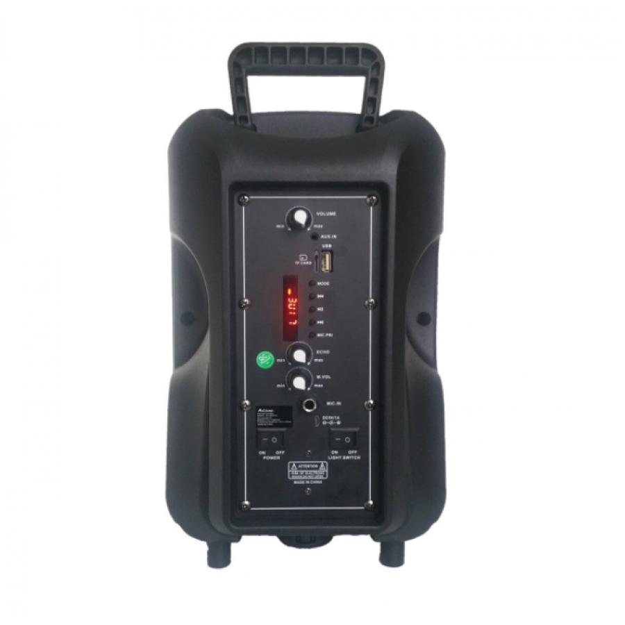 Boxa Bluetooth Activa 25w, Karaoke, Radio, Card, Usb, Mp3 Microfon, Telecomanda