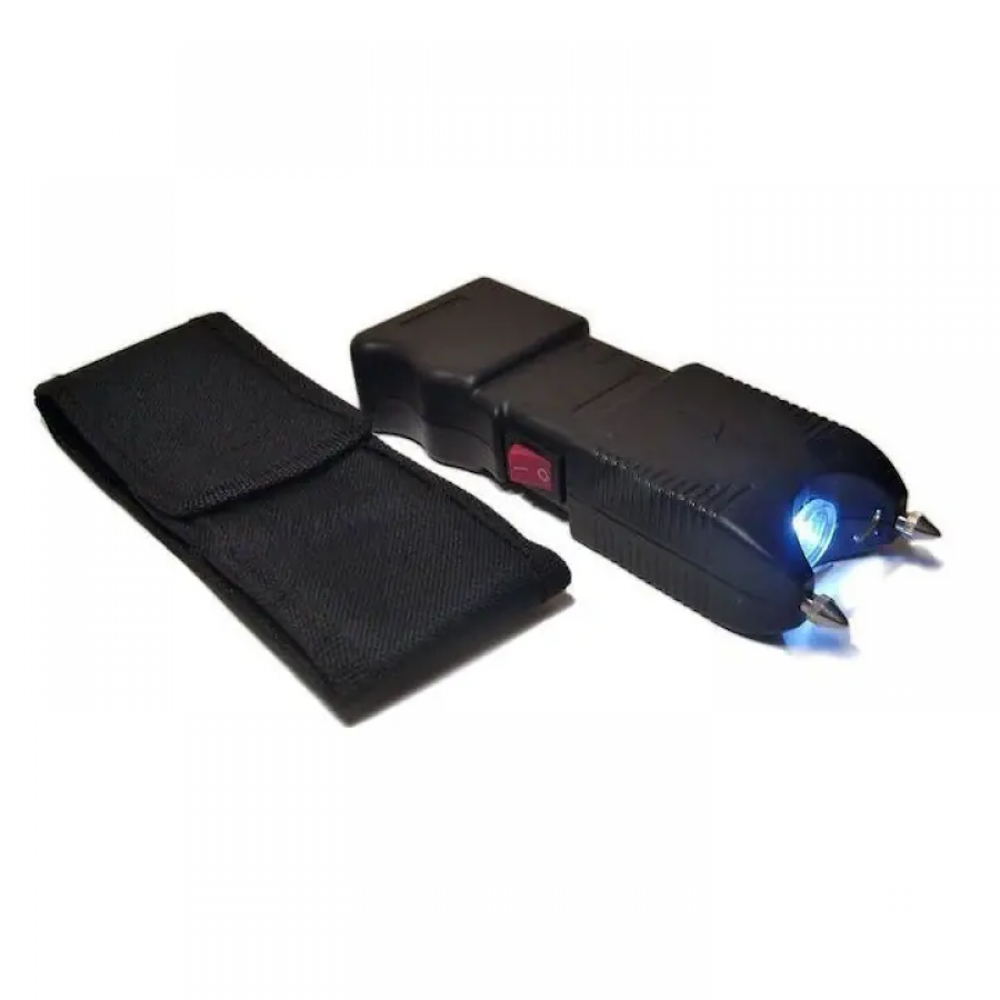 Lanterna Cu Electrosoc Klausstech Cu Husa Culoare Neagra