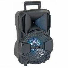 Boxă Portabilă Activă cu Iluminat LED și Stand Microfon