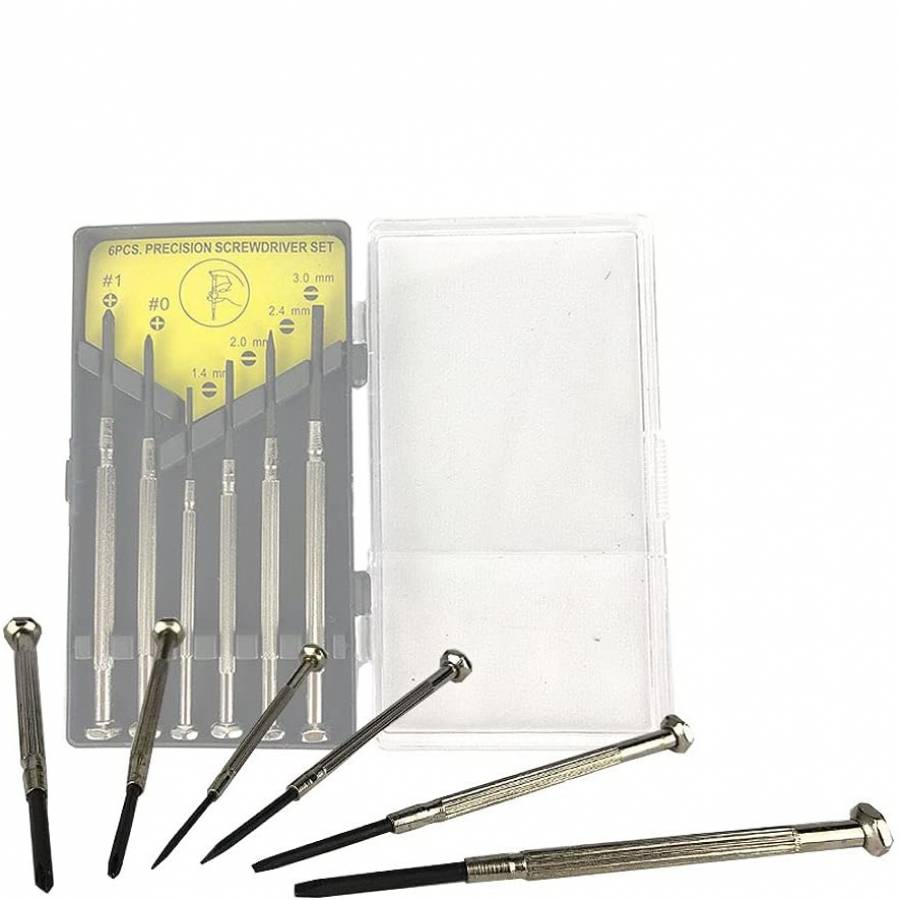 Set 6 surubelnite canelate de precizie