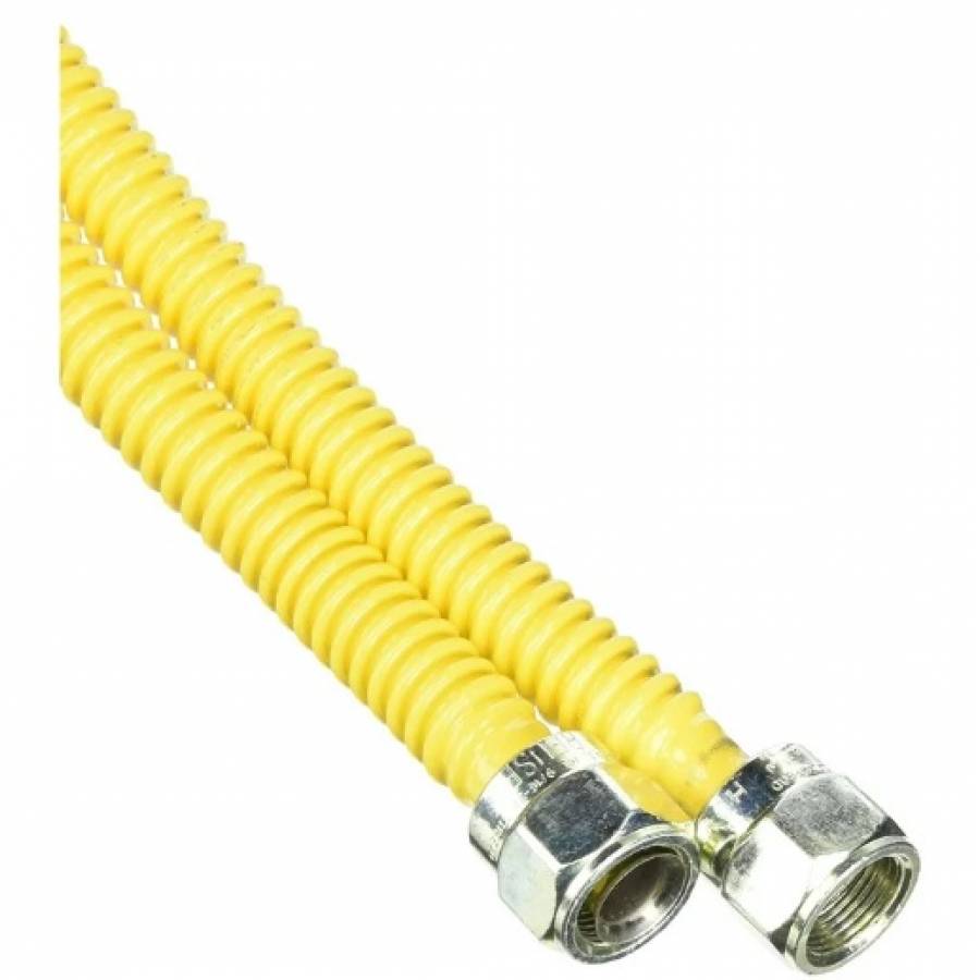 Racord flexibil gaz KlaussTech, otel inoxidabil, extensibil, 1/2