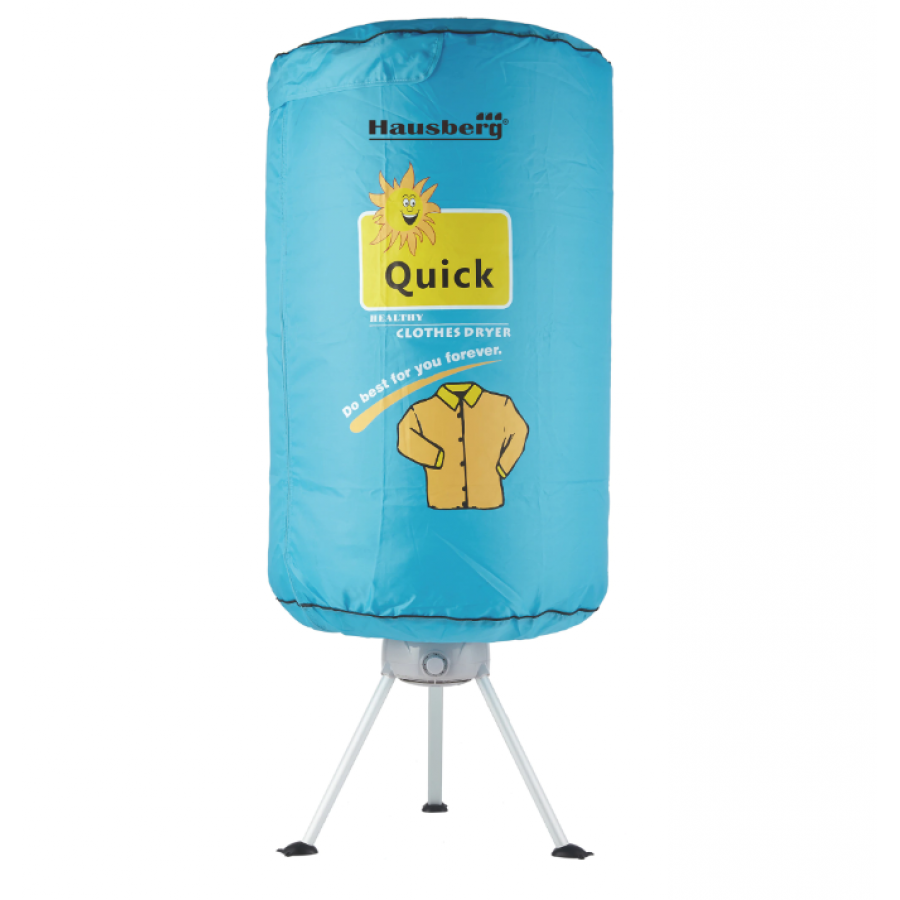 Uscator de Rufe Electric, Putere de Uscare 700W, Capacitate 10KG, Control Temperatura, Albastru