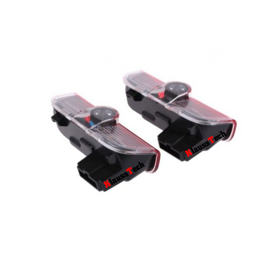 Set Lampa pentru Portiera, KlaussTech, Proiecteaza Logo-ul Volkswagen, 3D, LED, Ergonomica