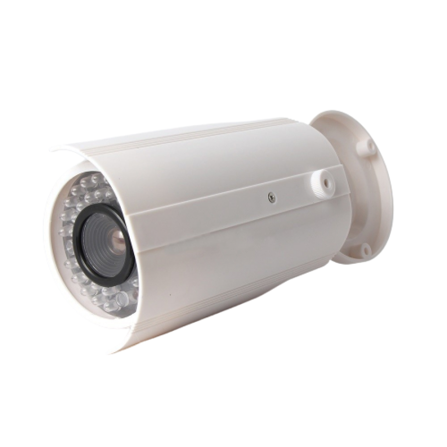 Camera De Supraveghere Falsa, KlaussTech, Interior/Exterior, Alimentare cu Baterii, Alb