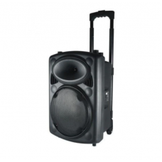 Boxa W12 - Karaoke / Bt / Usb / Fm Cu Telecomanda Si Microfon, Neagra