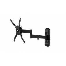Suport Televizor Klausstech, Fixare in Perete, Diagonala Suportata 43-108 cm, Greutate Maxima Suportata 25 KG, Negru