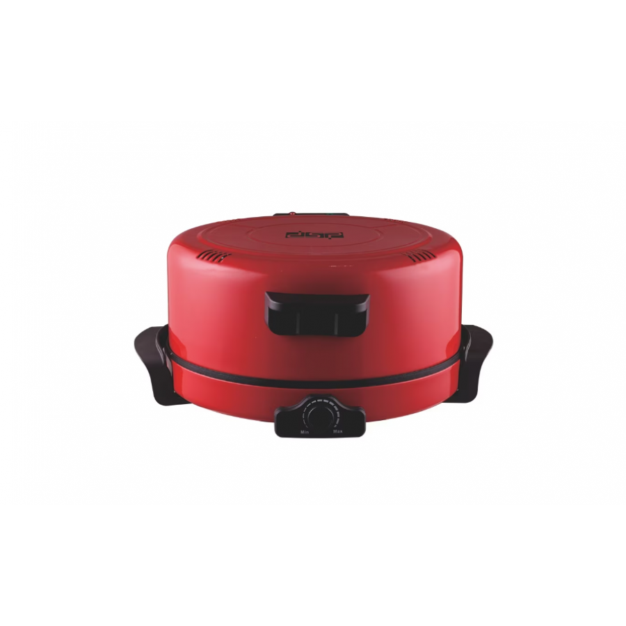 Aparat pizza 2200W, antiaderent, rosu