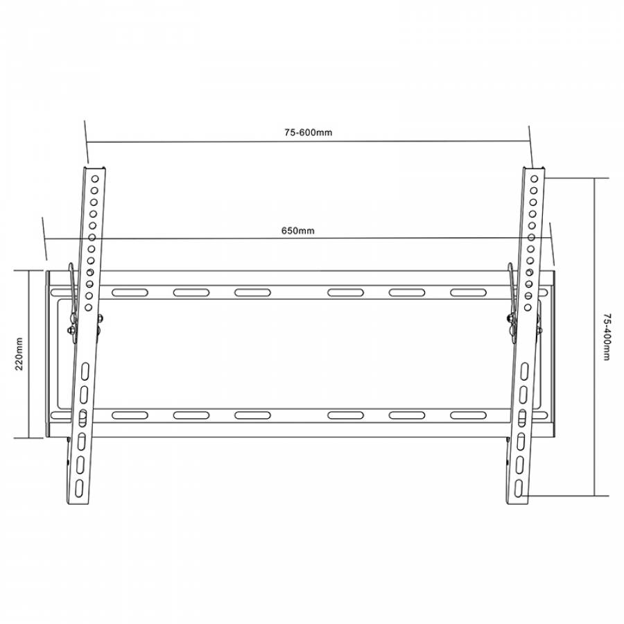 UCH0155 SUPORT UNIVERSAL LED TV 37-70 CU INCLINARE