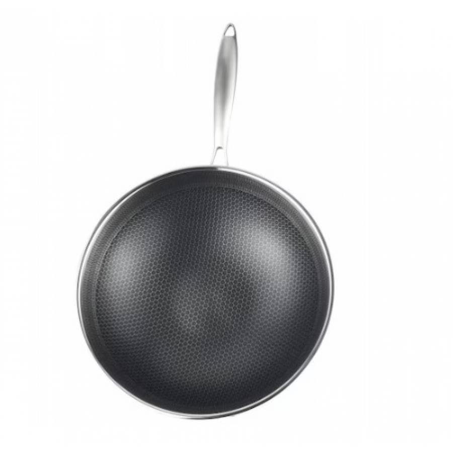 Tigaie Klausstech otel inoxidabil antiaderenta, 32 cm
