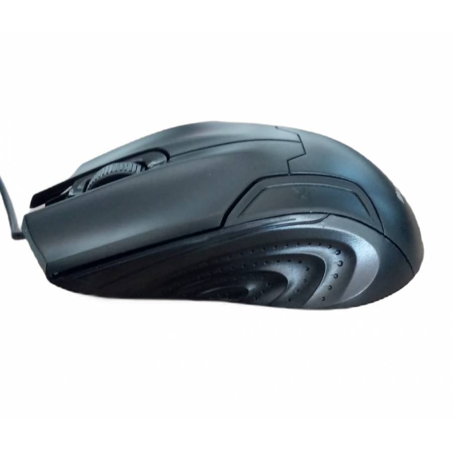 Mouse optic profesional cu fir USB si rotita,1200 DPI, negru