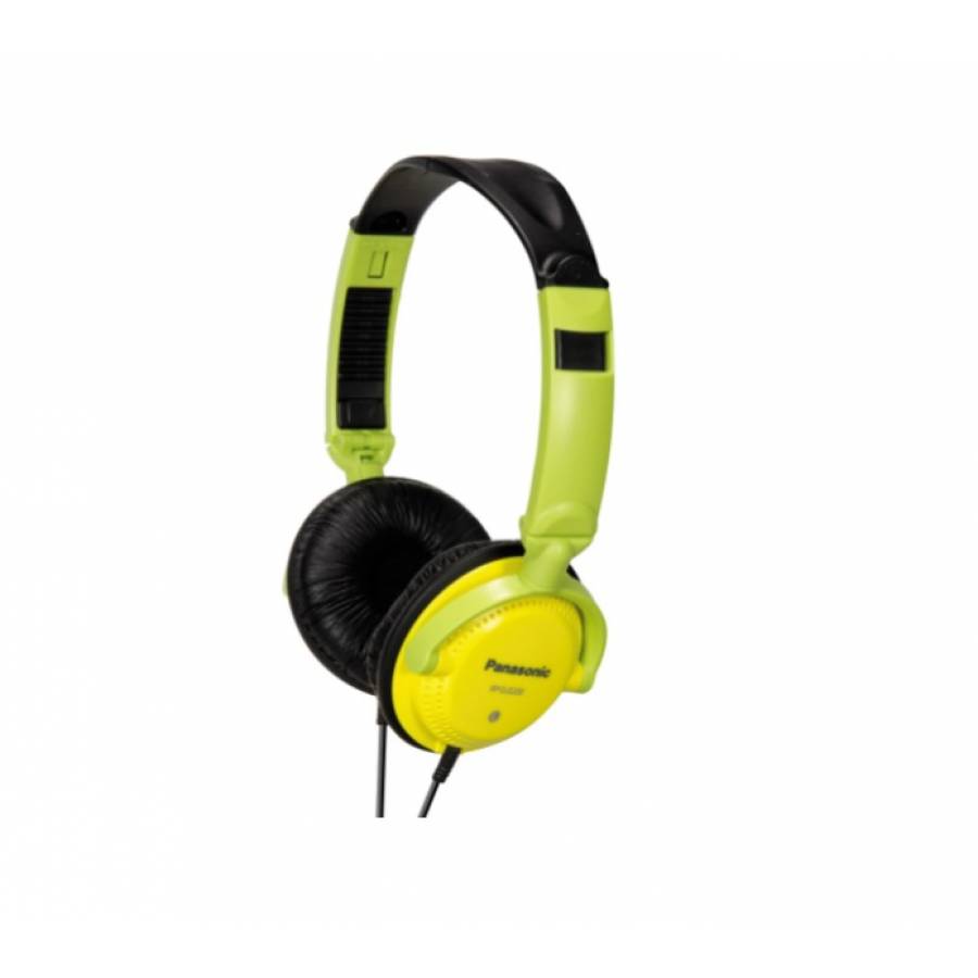 Casti stereo PANASONIC RP-DJS200E, galben